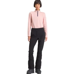Best Pantalon Ski W Softshell Flat Pant Black Femme Pantalon De Ski|Pantalon De Ski Femme