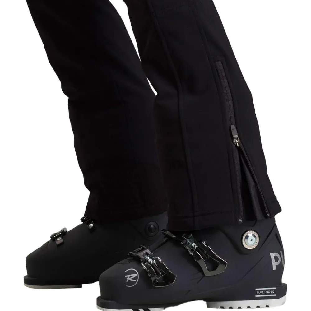 Best Pantalon Ski W Softshell Flat Pant Black Femme Pantalon De Ski|Pantalon De Ski Femme