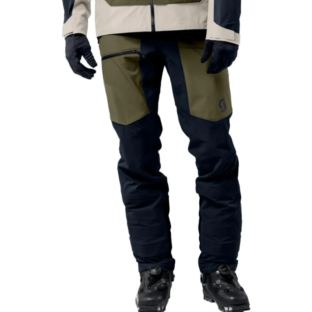 New Pantalon Ski M's Dryospun 3L Pant Dark Blue Fir Green Homme Pantalon De Ski|Pantalon De Ski Homme