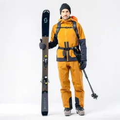 Pantalon De Ski|Pantalon De Ski Homme<Scott Pantalon Ski M's Explorair 3L Pant Bread Brown
