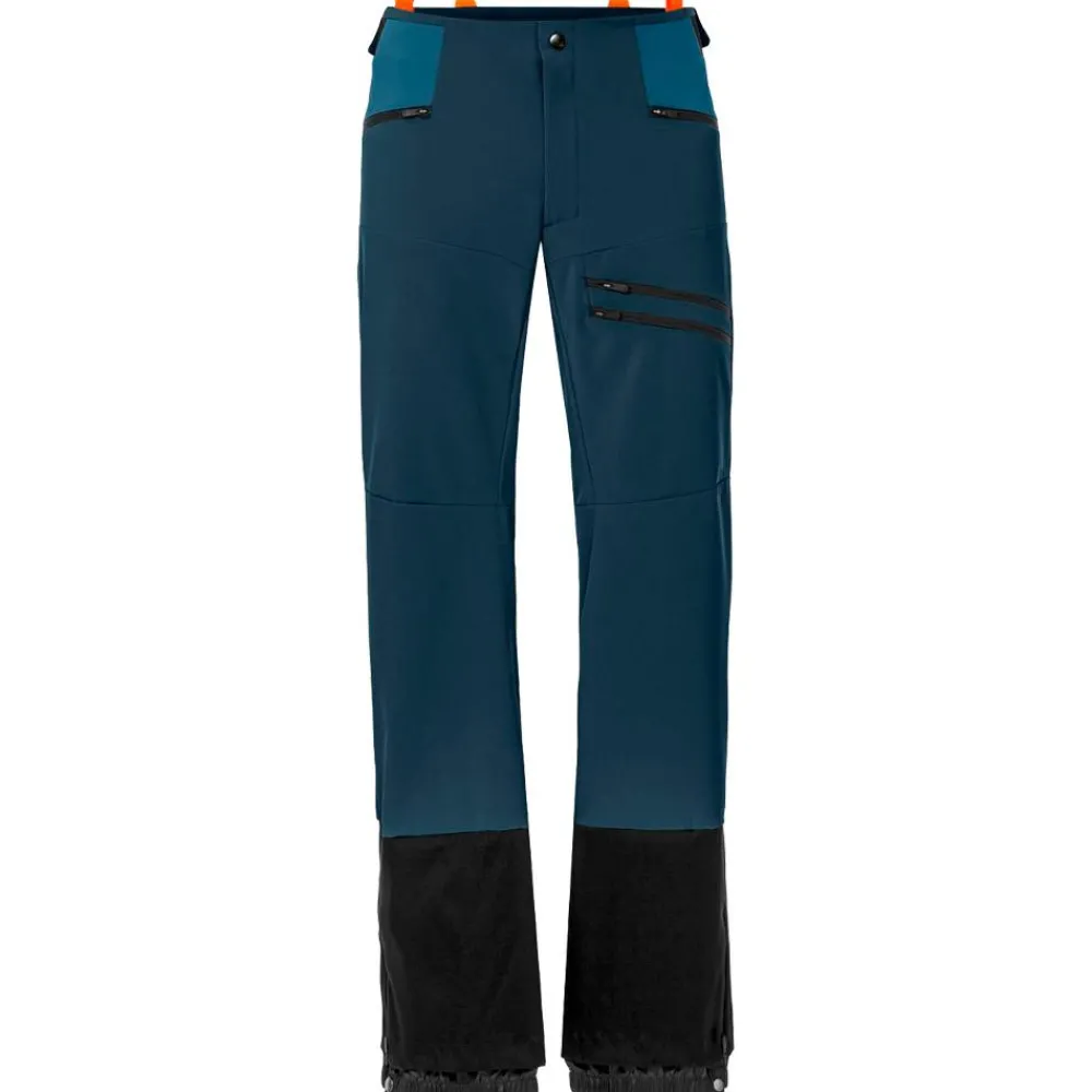 Pantalon De Ski|Pantalon De Ski Homme<Vaude Pantalon Ski Men's Monviso Softshell Pants II Lidark Sea