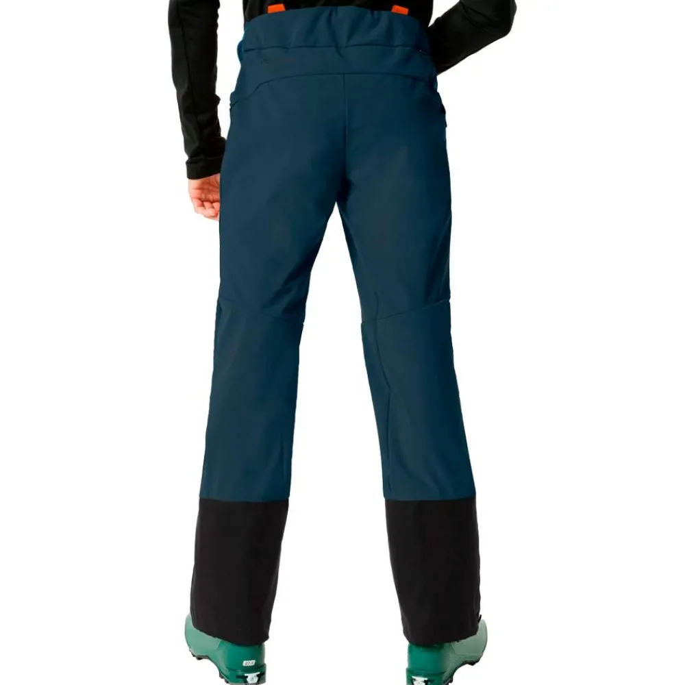 Pantalon De Ski|Pantalon De Ski Homme<Vaude Pantalon Ski Men's Monviso Softshell Pants II Lidark Sea