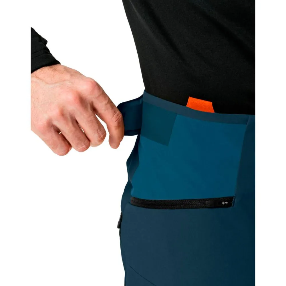 Pantalon De Ski|Pantalon De Ski Homme<Vaude Pantalon Ski Men's Monviso Softshell Pants II Lidark Sea