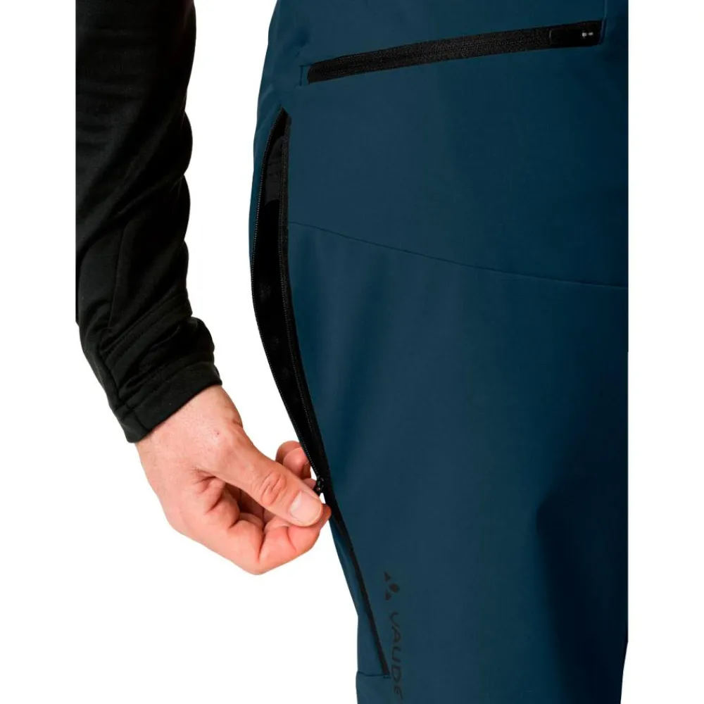 Pantalon De Ski|Pantalon De Ski Homme<Vaude Pantalon Ski Men's Monviso Softshell Pants II Lidark Sea