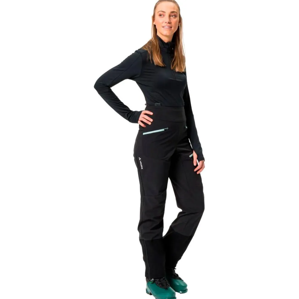 Pantalon De Ski|Pantalon De Ski Femme<Vaude Pantalon Ski Women's Monviso Softshell Pants II Liblack