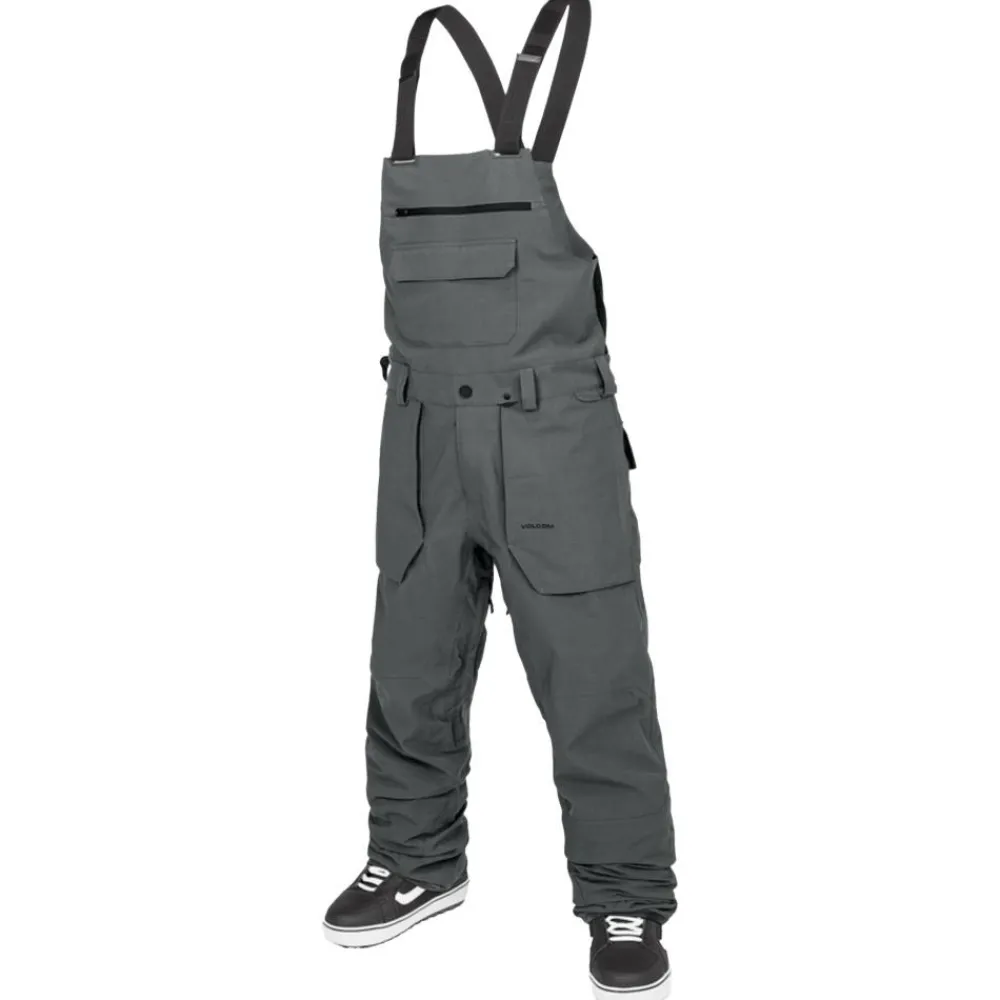 Pantalon De Ski|Pantalon De Ski Homme<Volcom Pantalon Ski Roan Bib Overall Charcoal