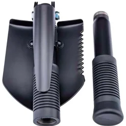 Best Pelle Pliante Pelle/Pioche De Camp Pliable + Etui Black Accessoires Bivouac