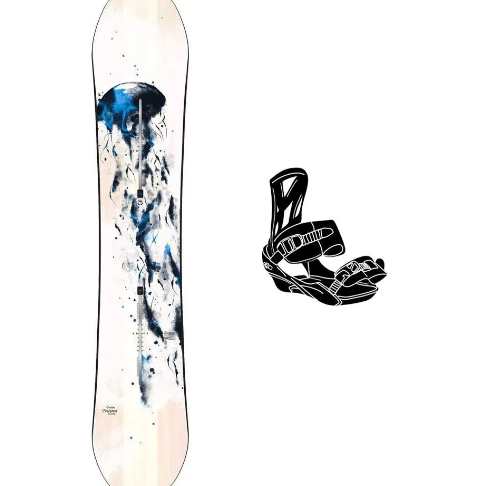 Créez Votre Pack<Burton Planche Snowboard Feelgood Jellyfish
