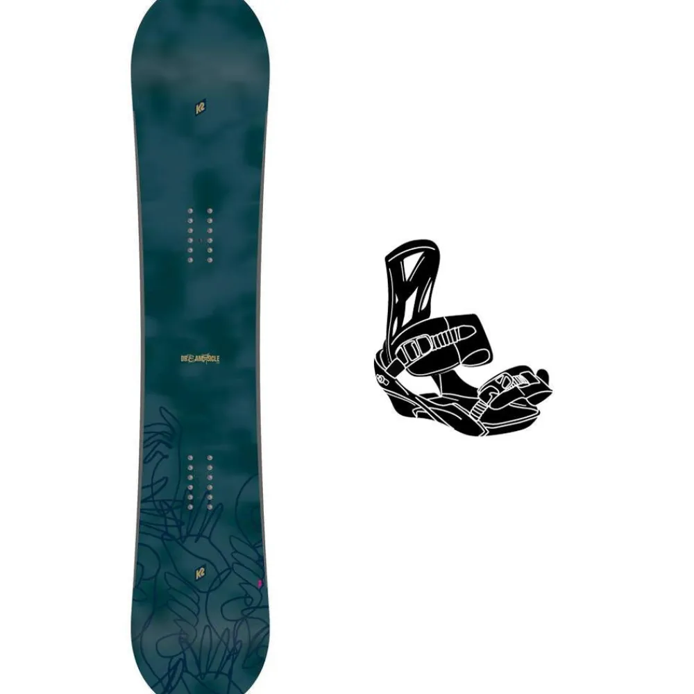 Snowboard Femme|Créez Votre Pack<K2 Planche Snowboard Dreamsicle