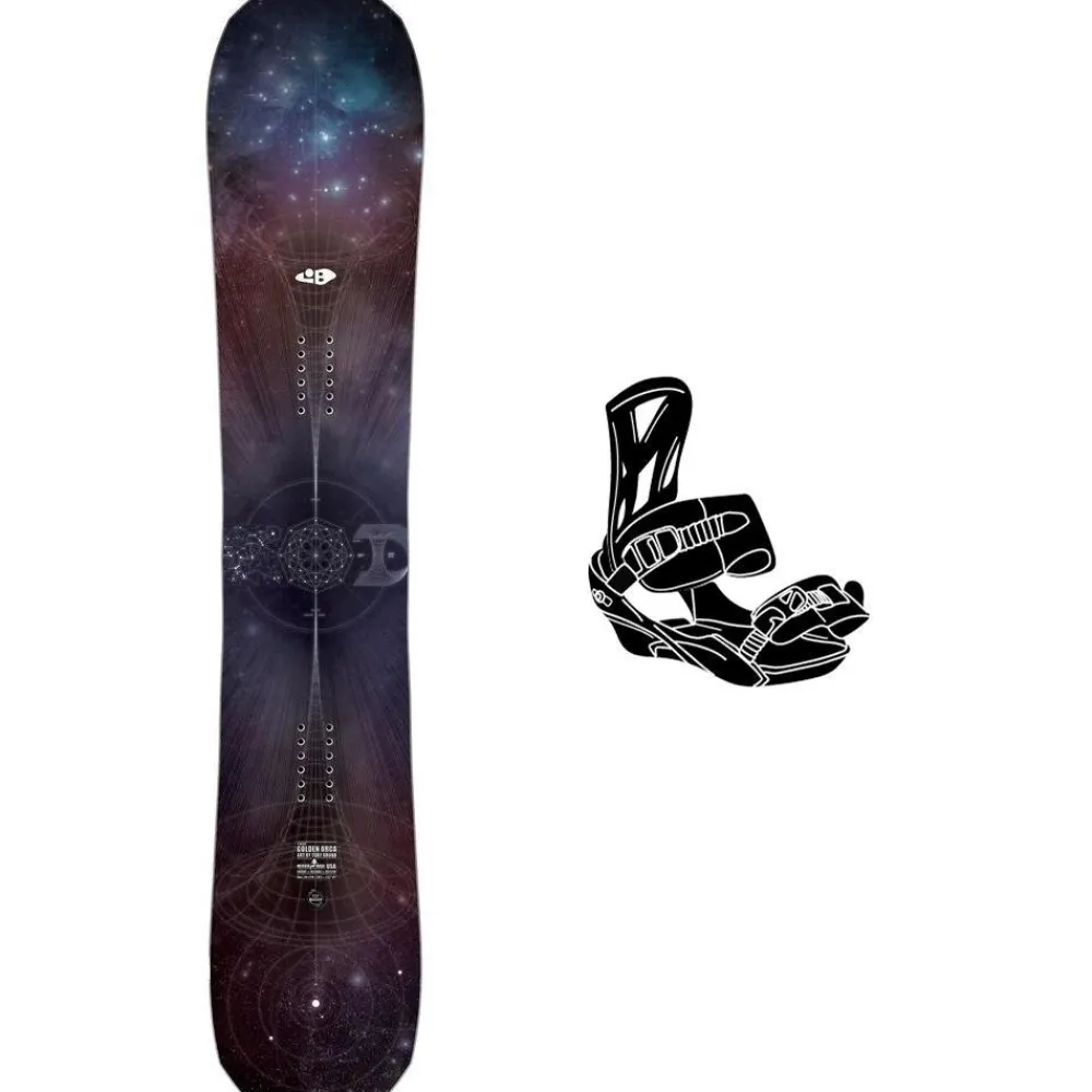 Créez Votre Pack<Lib Tech Planche Snowboard Golden Orca