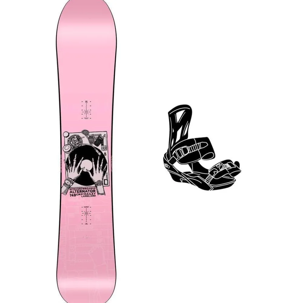 Créez Votre Pack<Nitro Planche Snowboard Alternator x Hailey