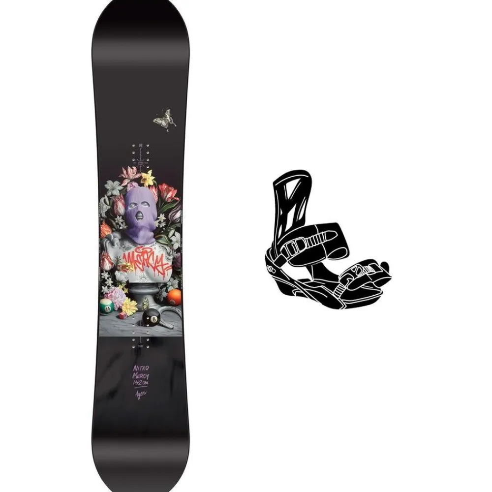 Créez Votre Pack<Nitro Planche Snowboard Mercy