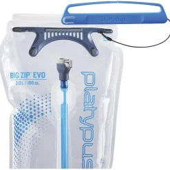 Hot Poche à eau Big Zip Evo 3.0L Translucide Blue Poches À Eau|Gourdes