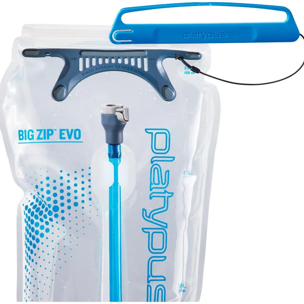 Poches À Eau|Gourdes<Platypus Poche à eau Big Zip Evo 1.5L Translucide Blue