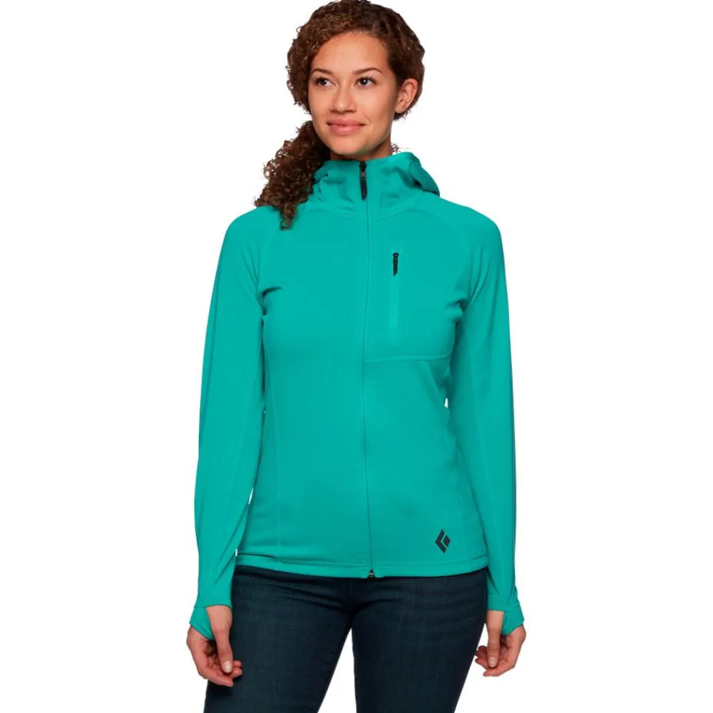 Polaire Femme|Veste De Ski<Black Diamond Polaire W Coefficient Fleece Hoody Dark Patina