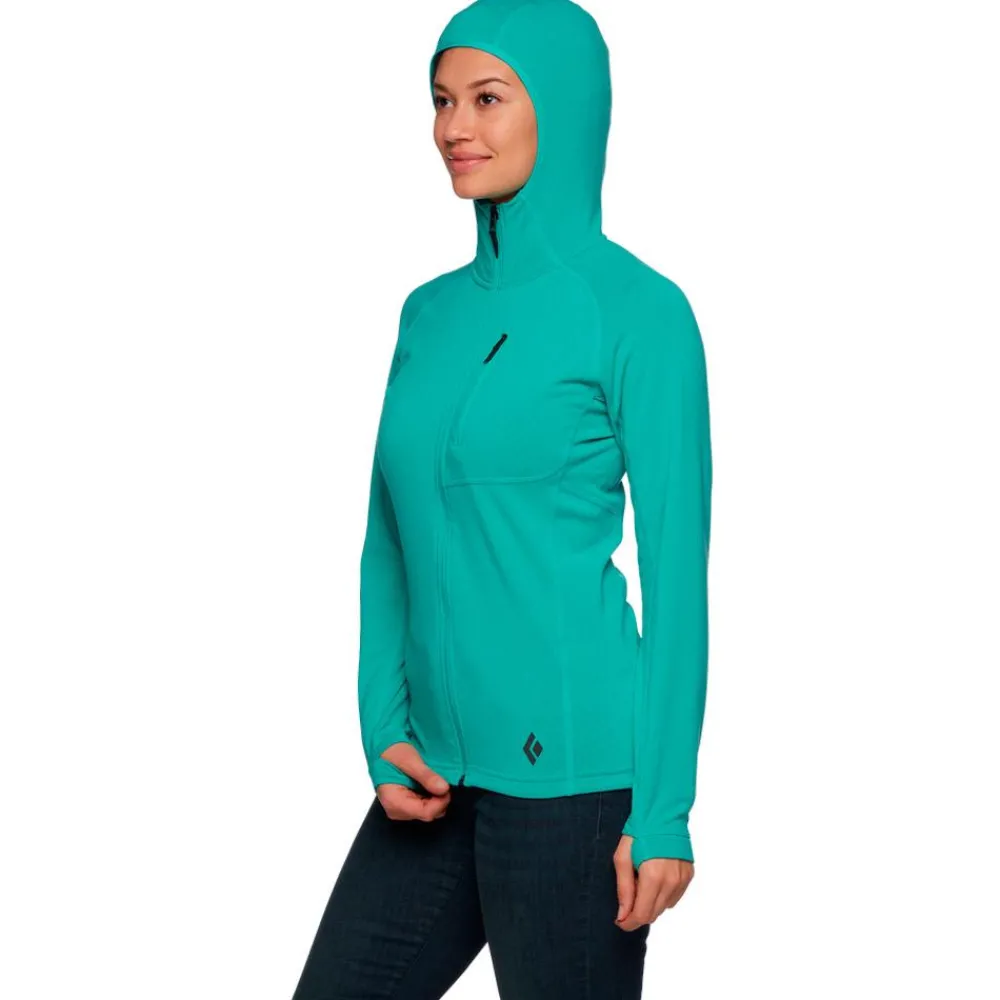 Polaire Femme|Veste De Ski<Black Diamond Polaire W Coefficient Fleece Hoody Dark Patina
