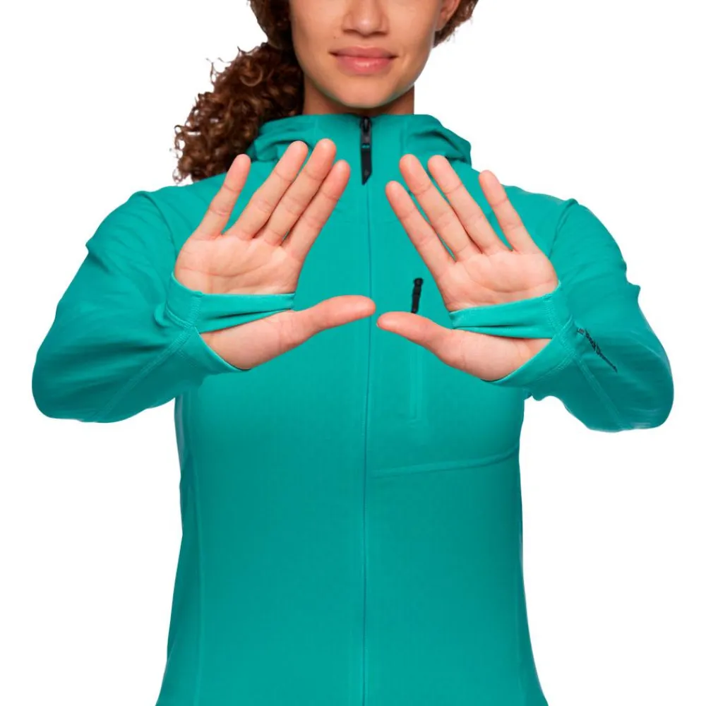 Polaire Femme|Veste De Ski<Black Diamond Polaire W Coefficient Fleece Hoody Dark Patina