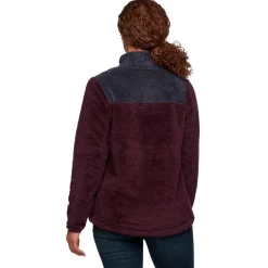 Clearance Polaire W Roadie 1/4 Zip Fleece Bordeaux Carbon Femme Polaire Femme|Veste De Ski
