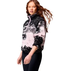 Veste De Ski|Polaire Homme<Columbia Polaire Helvetia II Printed Cropped Half Snap W Shale Purple Sisters Shale Purple