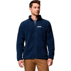 Polaire Homme|Veste De Ski<Columbia Polaire Rugged Ridge High Pile Full Zip Collegiate Navy
