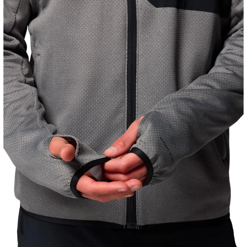 Polaire Homme|Veste De Ski<Columbia Polaire Triple Canyon Grid Fleece Fz II City Grey