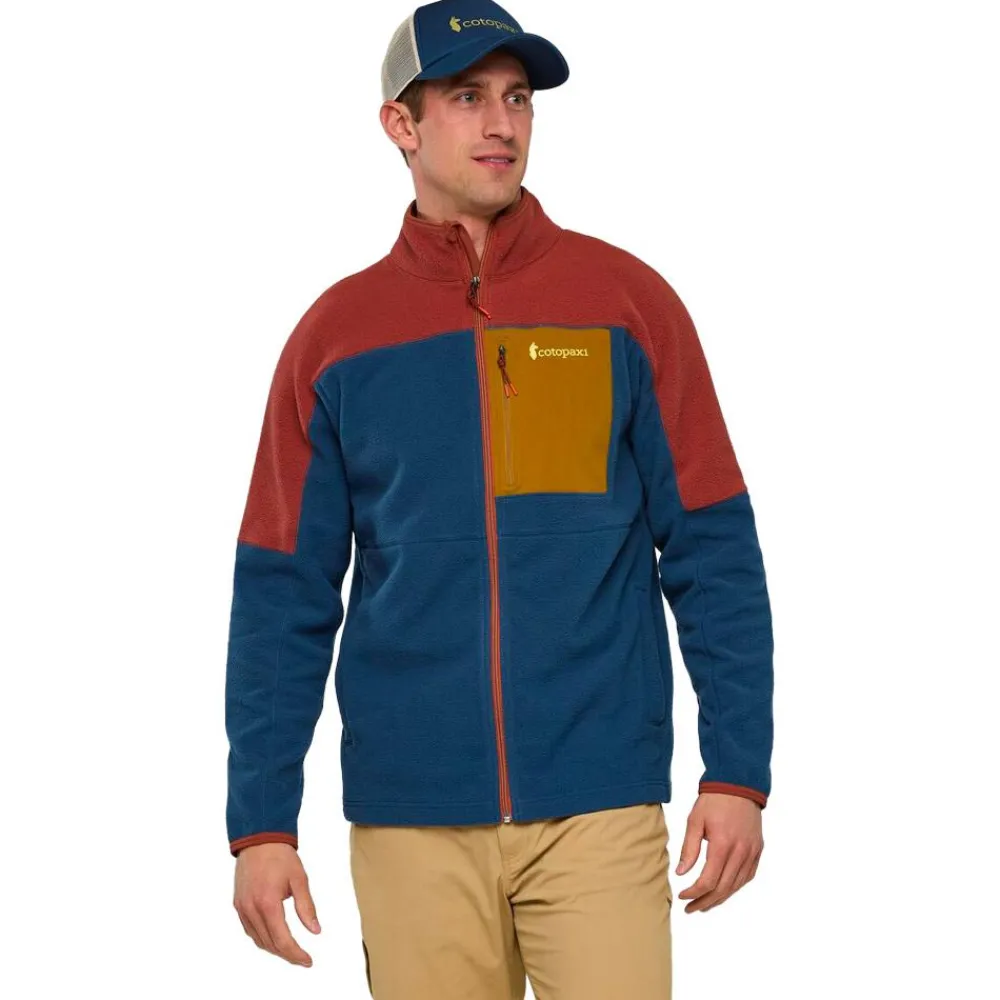 Sale Polaire Abrazo Fleece Half Zip Jacket M Nutmeg and Deep Sea Homme Polaire Homme|Veste De Ski