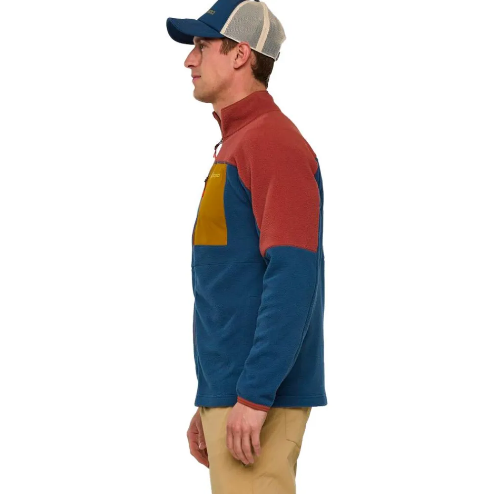 Sale Polaire Abrazo Fleece Half Zip Jacket M Nutmeg and Deep Sea Homme Polaire Homme|Veste De Ski