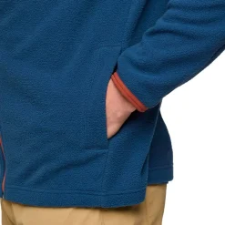 Sale Polaire Abrazo Fleece Half Zip Jacket M Nutmeg and Deep Sea Homme Polaire Homme|Veste De Ski