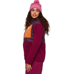 Sale Polaire Trico Hybrid Hooded Jacket W Blackberry And Jam Femme Polaire Femme|Veste De Ski