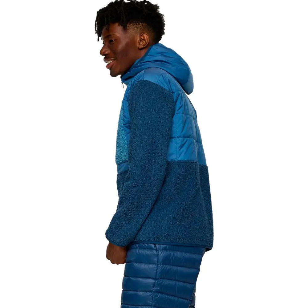 Discount Polaire Trico Hybrid Hooded Jacket Deep Sea Homme Polaire Homme|Veste De Ski