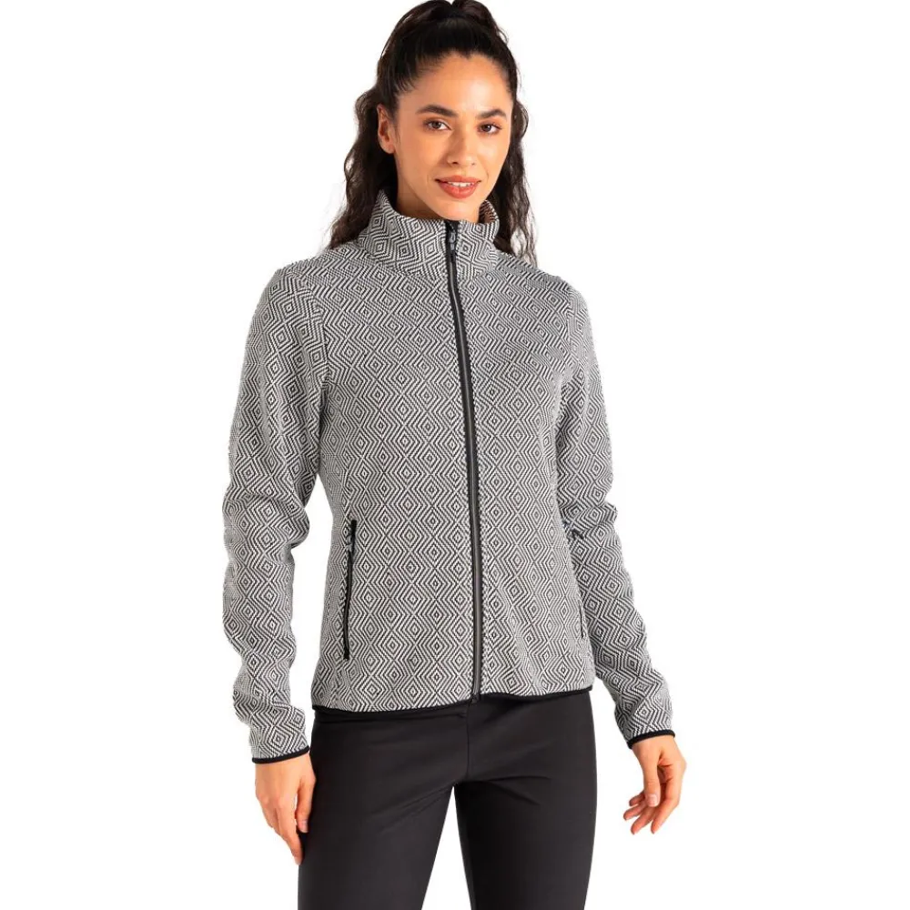 Best Polaire Descend Black White Femme Polaire Femme|Veste De Ski