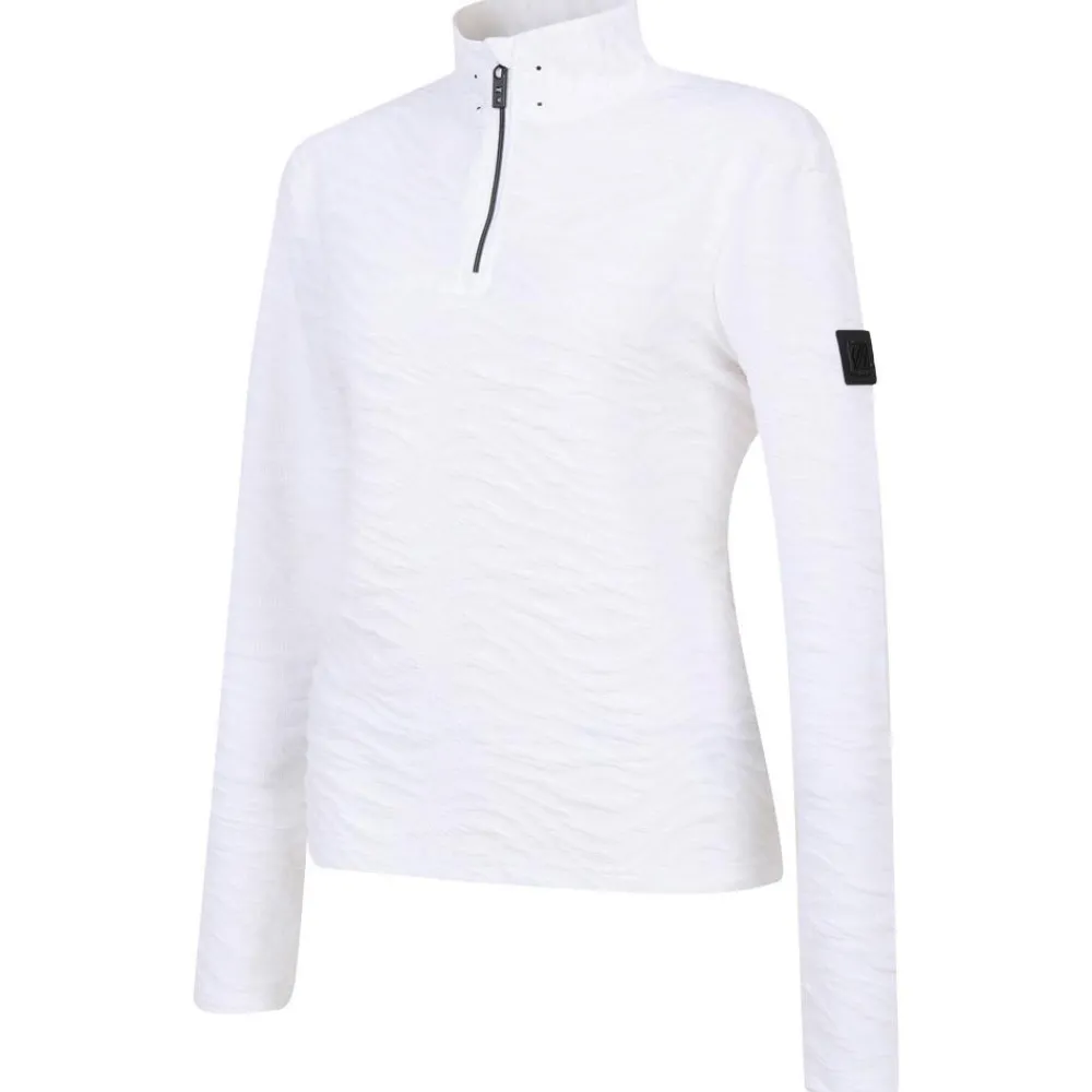 New Polaire Glamorize II Midlayer White Femme Polaire Femme|Veste De Ski
