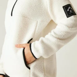 Outlet Polaire Slide Out Fleece Egret Femme Polaire Femme|Veste De Ski