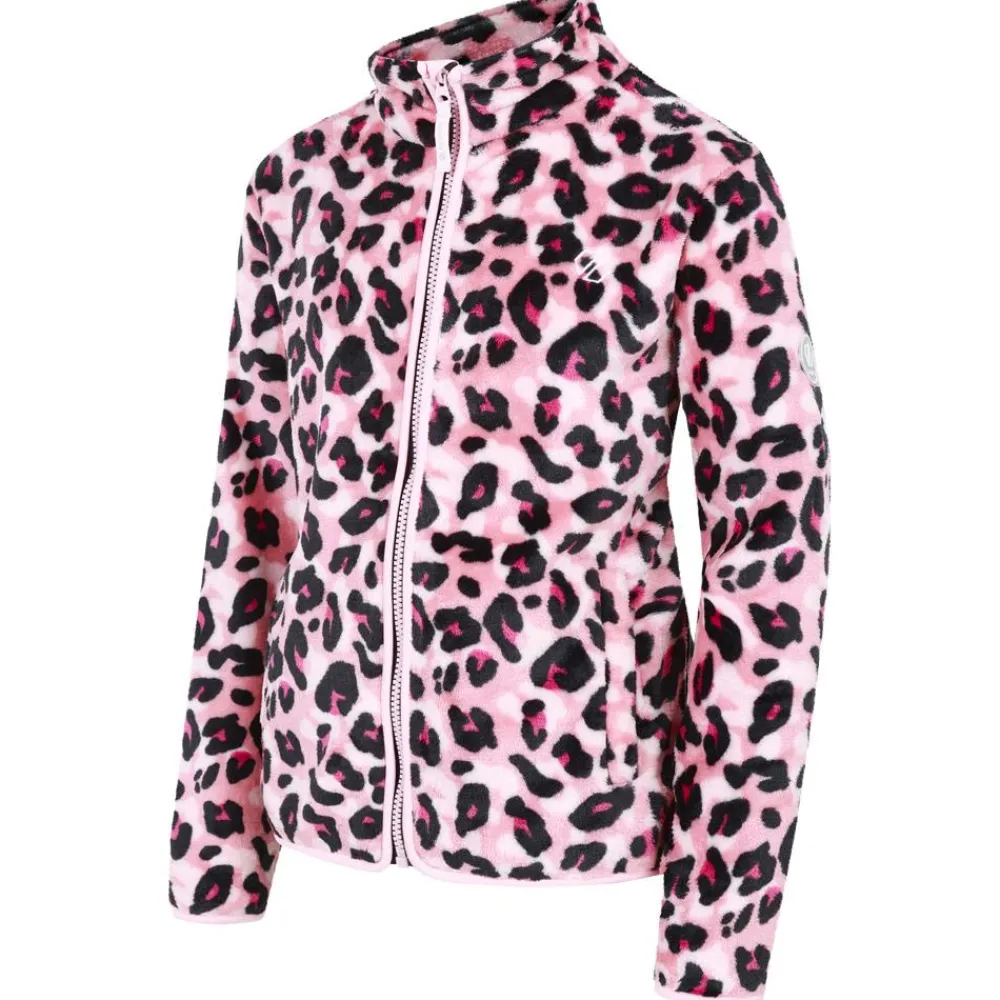 Outlet Polaire Zesty Fleece Dusty Rose Leopard Print Enfant Polaire Enfant|Veste De Ski