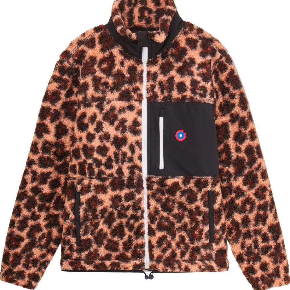 Polaire Femme|Polaire Homme<Flotte Polaire Monge New Leopard Ombre