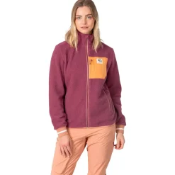 New Polaire Rothe Midlayer Plum Femme Polaire Femme|Veste De Ski