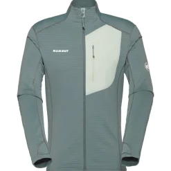 Veste De Ski|Polaire Homme<Mammut Polaire Taiss Light Ml Jacket Men Strata Silver Sage