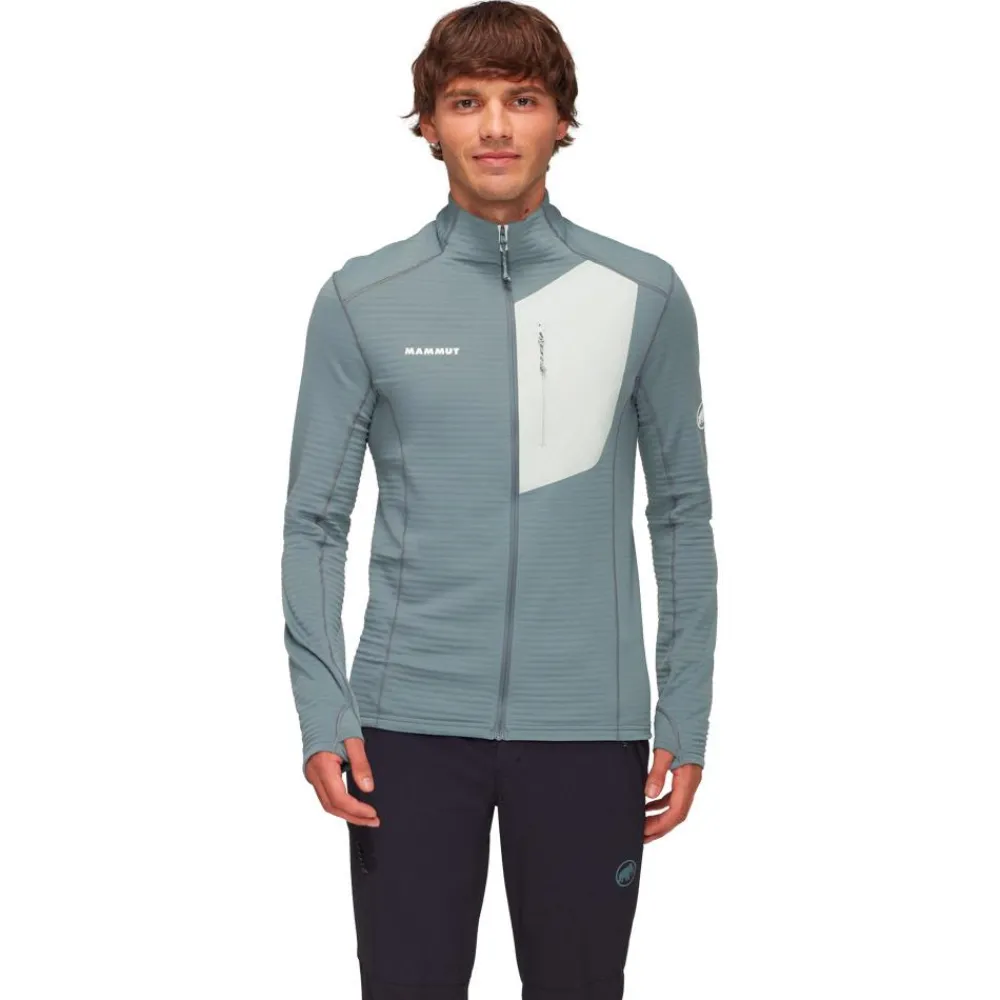 Veste De Ski|Polaire Homme<Mammut Polaire Taiss Light Ml Jacket Men Strata Silver Sage