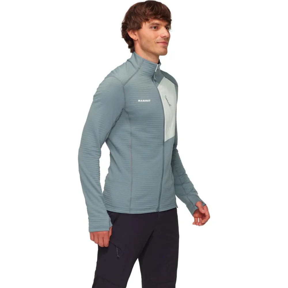 Veste De Ski|Polaire Homme<Mammut Polaire Taiss Light Ml Jacket Men Strata Silver Sage