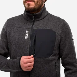 Polaire Homme|Veste De Ski<Millet Polaire Chamonix Knit Jacket M Black Noir