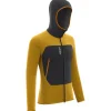 Sale Polaire Fusion Grid Hoodie Safran Deep Jungle Homme Veste De Ski|Polaire Homme