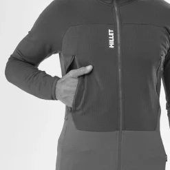 Sale Polaire Fusion Grid Hoodie Safran Deep Jungle Homme Veste De Ski|Polaire Homme
