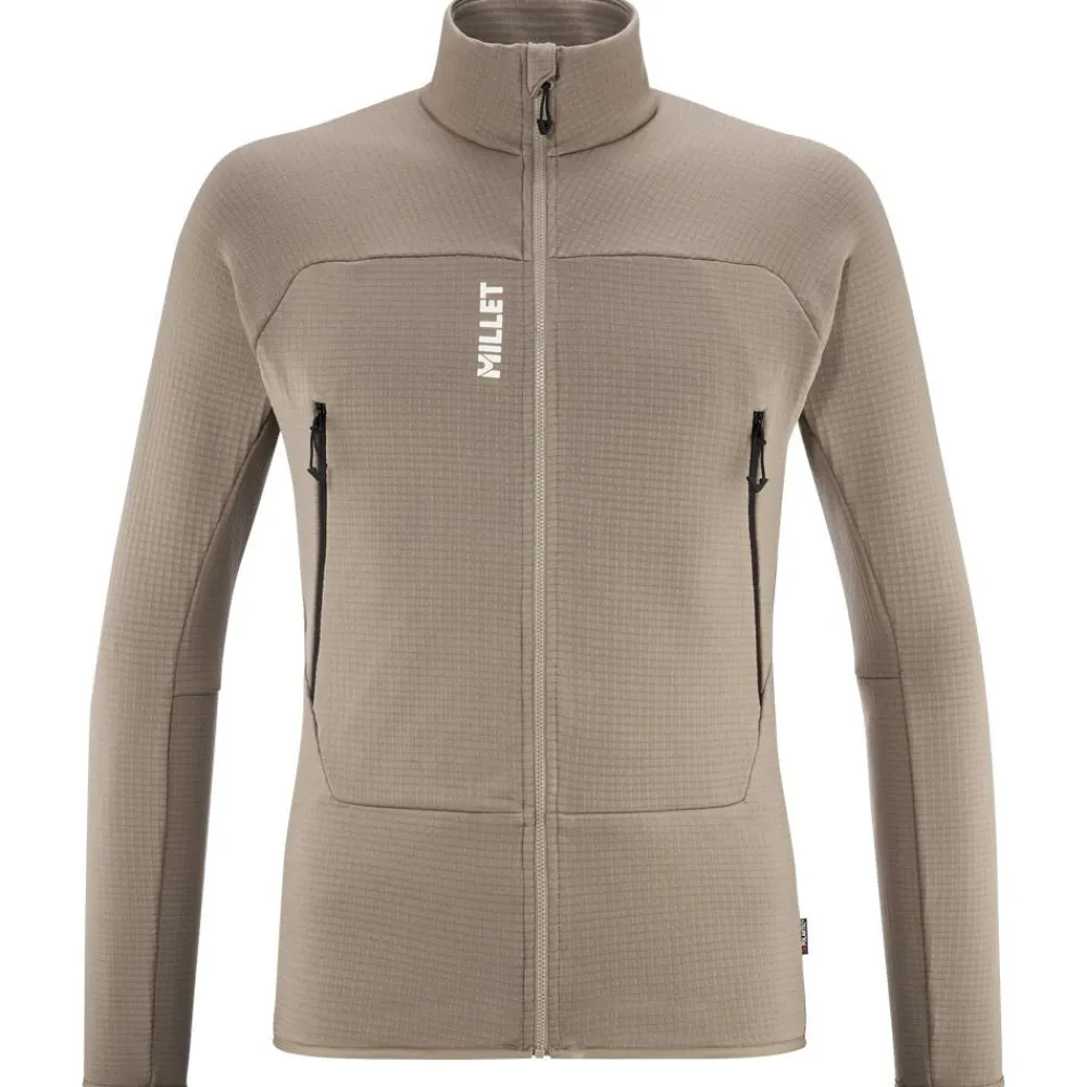 Veste De Ski|Polaire Homme<Millet Polaire Fusion Grid Jkt M Beige