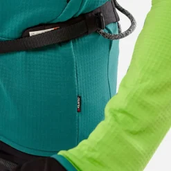New Polaire Fusion Grid Jkt M Macaw Green Bottle Homme Veste De Ski|Polaire Homme