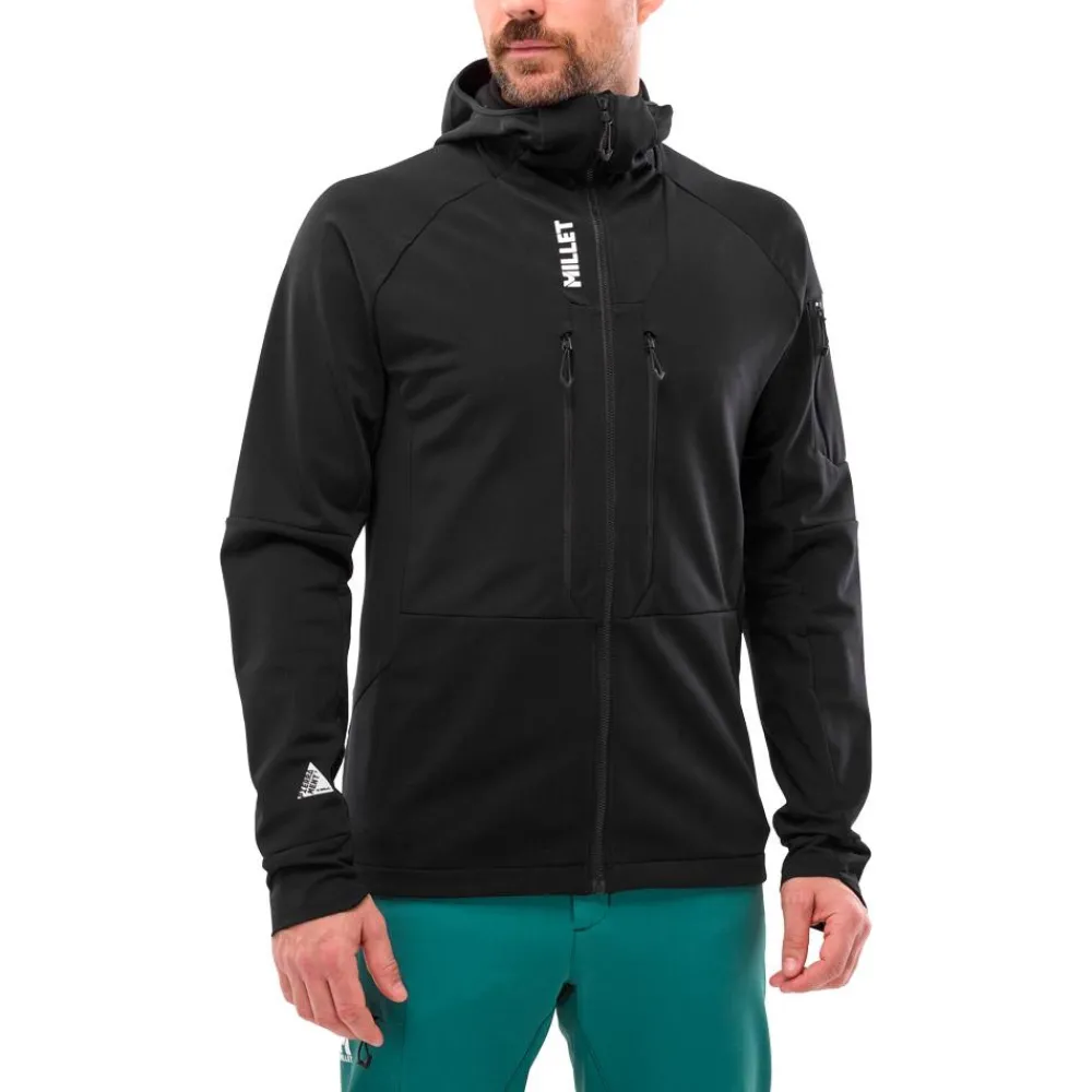 Veste De Ski|Polaire Homme<Millet Polaire Pierra Ment Hoodie M Black Noir