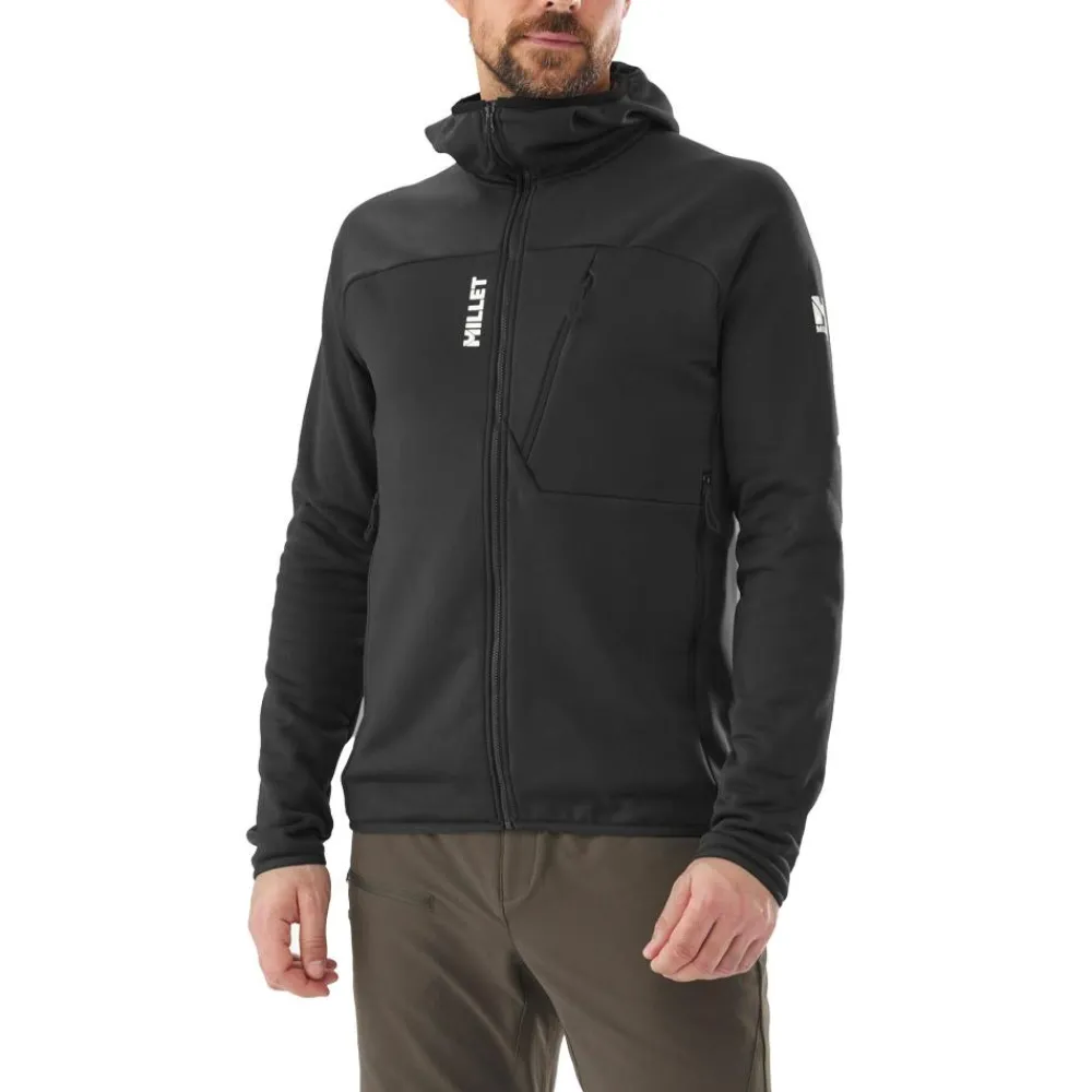 Polaire Homme|Veste De Ski<Millet Polaire Seneca Fleece Hoodie Black Noir