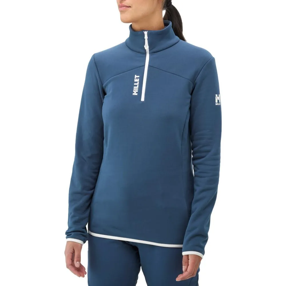 Polaire Femme|Veste De Ski<Millet Polaire Seneca Fleece PO Dark Denim
