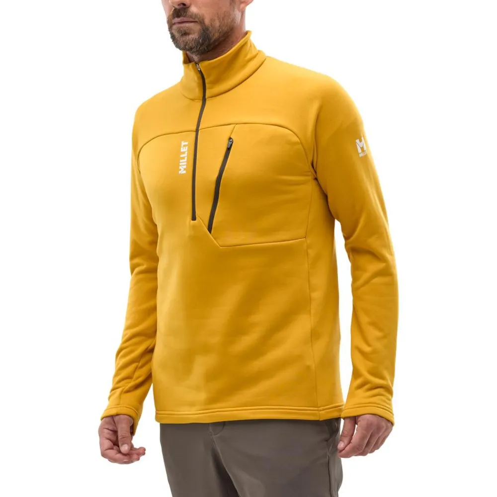 Sale Polaire Seneca Fleece Po Zip Safran Homme Polaire Homme|Veste De Ski