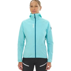 Hot Polaire Trilogy Icon Hoodie W Aruba Blue Femme Polaire Femme|Veste De Ski