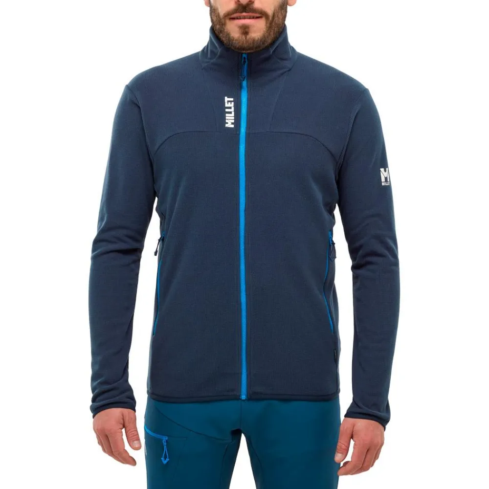 Polaire Ubic Lightgrid Jkt M Saphir Homme Polaire Homme|Veste De Ski